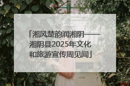湘风楚韵润湘阴——湘阴县2025年文化和旅游宣传周见闻